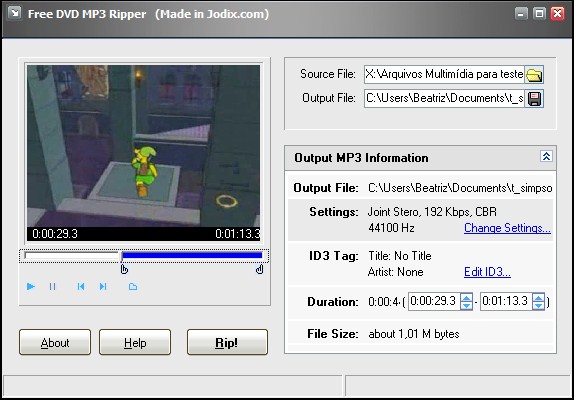 extrair audio de dvd mac os x